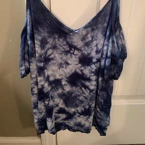 american eagle open shoulder shirt